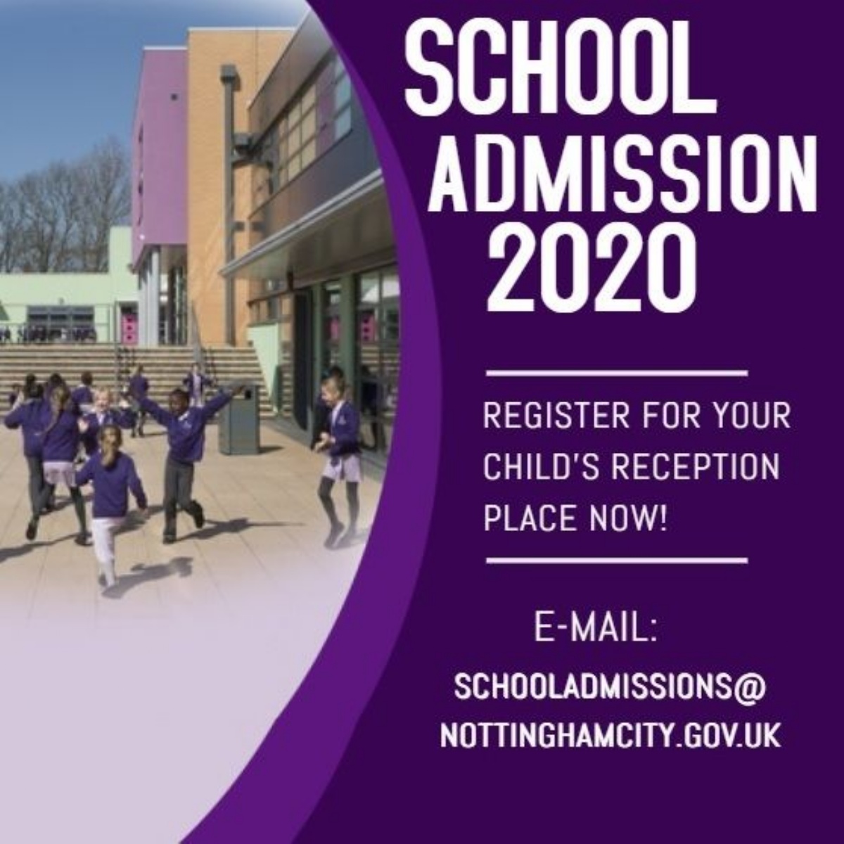 Nottingham Primary Academy School Admission for September